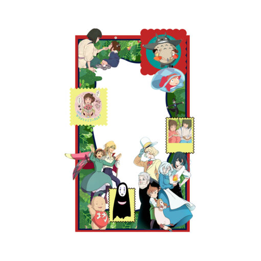 Alternative view of Totoro & Ghibli Characters A5