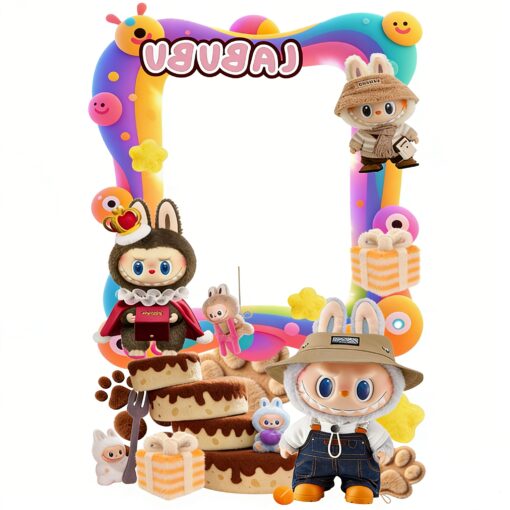Alternative view of LABUBU Macaron Plush Line A5