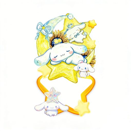 Alternative view of Cinnamoroll x Van Gogh Art Line A5